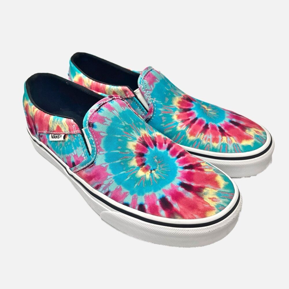 Vans Off The Wall Asher Tie Dye Women’s Sneakers Size 8